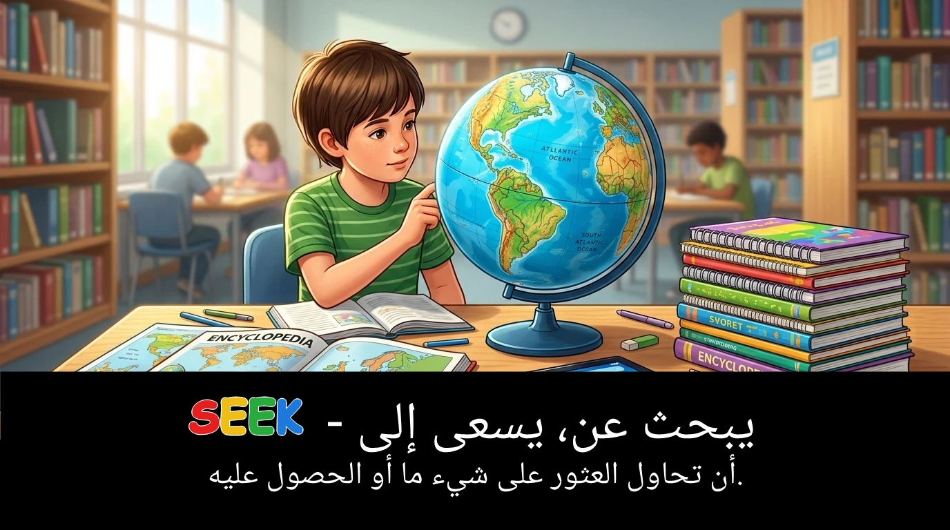 Arabic Illustration for seek
